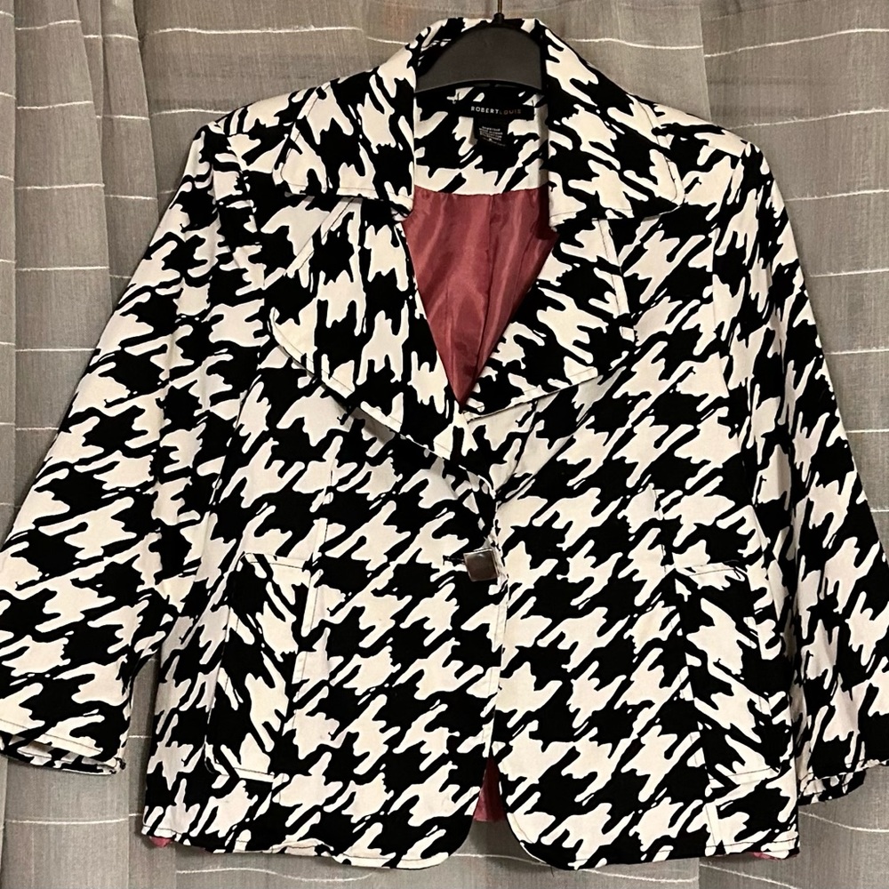 Robert Louis Black & White Jacket